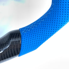 Load image into Gallery viewer, CCExcellent For Ford Focus MK3 RS/ST /EcoSport/Escape/Kuga/C-MAX 2015-2020 Carbon Fiber Steering Wheel With round top and flat bottom shape