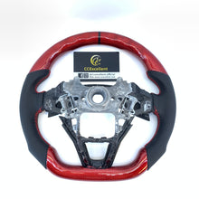 Load image into Gallery viewer, CCexcellent for Honda Insight 2019 2020 2021 carbon fiber steering wheel with black perforated leather