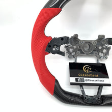 Load image into Gallery viewer, CCExcellent For Honda 10th gen Accord EXL/EX/LX/Honda Insight 2018-2022 Carbon Fiber Steering Wheel with red stripe line and black stitching
