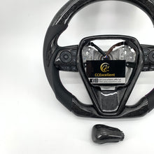Load image into Gallery viewer, CCExcellent For Toyota 8th gen Camry SE/XSE/LE/XLE/TRD /Avalon 2018-2022 Carbon Fiber Steering Wheel With forged carbon fiber