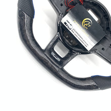 Load image into Gallery viewer, CCExcellent For 2015/2016/2017/2018/2019 Volkswagen MK7/MK7R/MK7GTI/GOLF MK7/GOLF MK7 GTI carbon fiber steering wheel with perforated leather sides