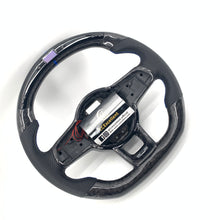 Load image into Gallery viewer, CCExcellent For Volkswagen MK7/MK7R/MK7GTI/GOLF MK7/GOLF MK7 GTI carbon fiber steering wheel with perforated leather sides