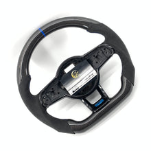 Load image into Gallery viewer, CCexcellent For 2015/2016/2017/2018/2019 Volkswagen MK7/MK7R/MK7GTI//GOLF MK7/GOLF7GIT carbon fiber steering wheel with blue stripe