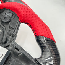 Load image into Gallery viewer, CCexcellent For Toyota Supra A90 carbon fiber steering wheel with gloss black carbon fiber thumbgrips