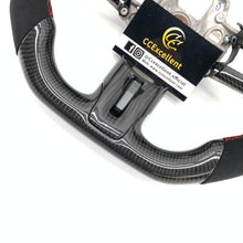 Load image into Gallery viewer, CCexcellent for Ford Mustang 2015 2016 2017 carbon fiber steering wheel with alcantara