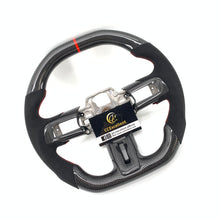 Load image into Gallery viewer, CCexcellent for Ford SHELBY GT350 2015 2016 2017 carbon fiber steering wheel with alcantara