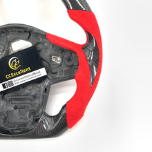 Load image into Gallery viewer, CCexcellent For Toyota Supra A90 carbon fiber steering wheel with black stitching