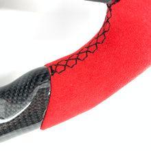 Load image into Gallery viewer, CCexcellent For Toyota Supra A90 carbon fiber steering wheel with perforated leather