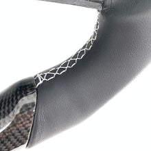 Load image into Gallery viewer, CCexcellent For Toyota Supra A90 carbon fiber steering wheel with white stitching