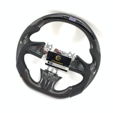 Load image into Gallery viewer, CCexcellent for Infiniti QX50 2015 2016 2017 carbon fiber steering wheel with perforated leather