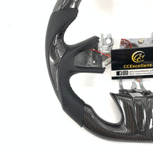 Load image into Gallery viewer, CCexcellent for Infiniti QX50 2015 2016 2017 carbon fiber steering wheel with perforated leather