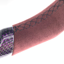 Load image into Gallery viewer, CCExcellent For 2005-2011 Saab 9-3 Custom Purple Wire Carbon Fiber Alcantara Steering Wheel