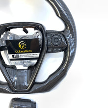 Load image into Gallery viewer, CCexcellent for Toyota 8th gen Camry se xse le xle 2018 2019 2020 2021 2022 carbon fiber steering wheel