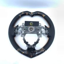 Load image into Gallery viewer, CCexcellent For Honda 9th gen Civic 2012-2015 carbon fiber steering wheel perforated leather