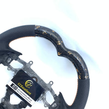 Load image into Gallery viewer, CCexcellent For Honda 9th gen Civic 2012-2015 carbon fiber steering wheel perforated leather