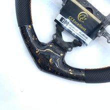Load image into Gallery viewer, CCexcellent For Honda 9th gen Civic 2012-2015 carbon fiber steering wheel perforated leather