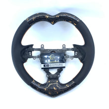 Load image into Gallery viewer, CCexcellent For Honda 9th gen Civic 2012-2015 carbon fiber steering wheel perforated leather