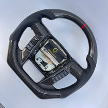 Load image into Gallery viewer, CCExcellent For Ford F150 Raptor 2010-2014 Carbon Fiber Steering Wheel with red stripe
