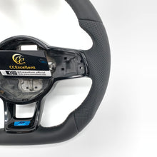Load image into Gallery viewer, CCExcellent For 2015/2016/2017/218/2019 Volkswagen mk7/mk7R/MK7 GTI/GOLF MK7/GOLF 7 GTI carbon fiber steering wheel with perforated leather sides