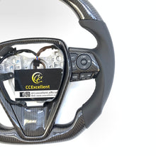 Load image into Gallery viewer, CCexcellent for Toyota 8th gen Camry se xse le xle 2018 2019 2020 2021 2022 carbon fiber steering wheel