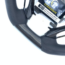 Load image into Gallery viewer, CCexcellent for Honda Accord Crosstour 2013 2014 2015 carbon fiber steering wheel with black perforated leather