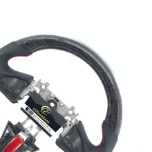 Load image into Gallery viewer, CCexcellent for Infiniti Q50 2014 2015 2016 2017 /QX50 2015 2016 2017 carbon fiber steering wheel with red stitching