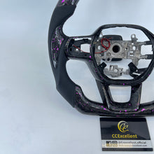 Load image into Gallery viewer, CCexcellent For 11th Gen/2022-2023 Honda Civic carbon fiber steering wheel with LED on top