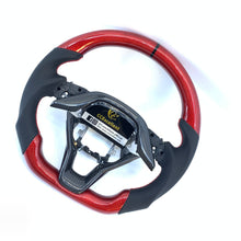 Load image into Gallery viewer, CCexcellent for Honda Insight 2019 2020 2021 carbon fiber steering wheel with black perforated leather