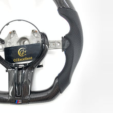 Load image into Gallery viewer, CCExcellent For BMW M2/M3/M4/F150/F30/F87M2/F30 335i/F32 428i 435i/F80 F83/F87 M2/F80 M3/F82 M4 Carbon Fiber Steering Wheel with black stripe line