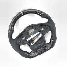 Load image into Gallery viewer, CCexcellent For Toyota Supra A90 carbon fiber steering wheel with white stitching