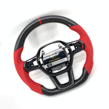 Load image into Gallery viewer, CCexcellent For 11th Gen/2022-2023 Honda Civic carbon fiber steering wheel with gloss black carbon fiber top&bottom&trims