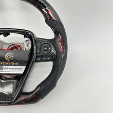 Load image into Gallery viewer, CCExcellent For Toyota 8th gen Camry SE/XSE/LE/XLE/TRD /Avalon 2018-2022 Carbon Fiber Steering Wheel With perforated leather and LED