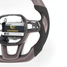 Load image into Gallery viewer, CCexcellent For 11th Gen/2022-2023 Honda Civic carbon fiber steering wheel with alcantara sides