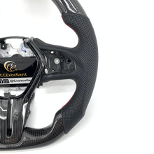 Load image into Gallery viewer, CCExcellent For Infiniti Q50 2016 2017 2018 Carbon fiber steering wheel with trim