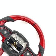 Load image into Gallery viewer, CCexcellent For 2015-2021 Dodge Challenger/hellcat/charger/durango carbon fiber steering wheel with red gloss carbon fiber