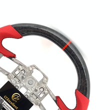 Load image into Gallery viewer, CCExcellent For Ford Mustang/SHELBY/GT350R/GENUINE 2018-2022 Carbon Fiber Steering Wheel with red strip line