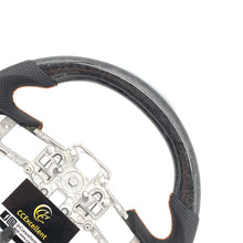 Load image into Gallery viewer, CCExcellent For Ford Mustang/SHELBY/GT350R/GENUINE 2018-2022 Carbon Fiber Steering Wheel with orange stitching