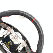 Load image into Gallery viewer, CCexcellent For Toyota 2007-2019 Land Cruiser/200Series/70Series/Tundra/Sequoia/HiAce Carbon Fiber Steering Wheel with red stripe line