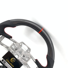 Load image into Gallery viewer, CCExcellent For Ford Mustang/SHELBY/GT350R/GENUINE 2018-2022 Carbon Fiber Steering Wheel with red stitching