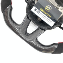 Load image into Gallery viewer, CCexcellent For 2015-2021 Dodge Challenger/hellcat/charger/durango carbon fiber steering wheel with black alcantara