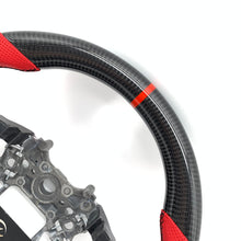 Load image into Gallery viewer, CCExcellent For Honda 10th gen Accord EXL/EX/LX/Honda Insight 2018-2022 Carbon Fiber Steering Wheel with red stripe line and black stitching