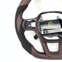 Load image into Gallery viewer, CCexcellent For 11th Gen/2022-2023 Honda Civic carbon fiber steering wheel with alcantara sides