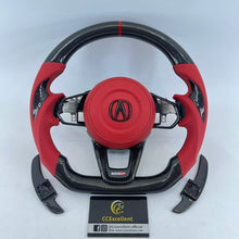 Load image into Gallery viewer, CCExcellent For Acura TLX 2021-2025 Carbon Fiber Steering Wheel with Airbag cover and Shift paddles