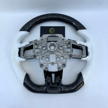 Load image into Gallery viewer, CCexcellent for Ford Mustang 2015 2016 2017 carbon fiber steering wheel with carbon thumbgrips