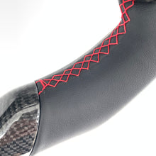 Load image into Gallery viewer, CCexcellent For 11th Gen/2022-2023 Honda Civic carbon fiber steering wheel with red stitching