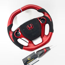 Load image into Gallery viewer, CCexcellent for Honda Pilot 2016 2017 2018 carbon fiber steering wheel with gear knob