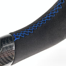 Load image into Gallery viewer, CCexcellent For S60 2005 2006 2007 2008 2009 Volvo carbon fiber steering wheel with blue stripe