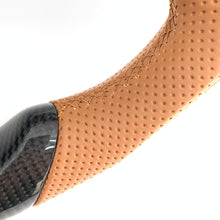 Load image into Gallery viewer, CCExcellent For BMW M2/M3/M4/F150/F30/F87M2/F30 335i/F32 428i 435i/F80 F83/F87 M2/F80 M3/F82 M4 Carbon Fiber Steering Wheel with brown stitching