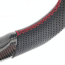 Load image into Gallery viewer, CCexcellent For Infiniti FX 2009-2017 Carbon Fiber Steering Wheel With red stripe line