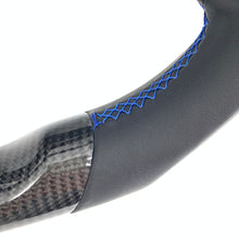 Load image into Gallery viewer, CCexcellent For Volkswagen MK7/MK7 R/MK7 GTI/Golf MK7/Golf7 GTI 2015-2019 Carbon Fiber Steering Wheel With Black Smooth Leather